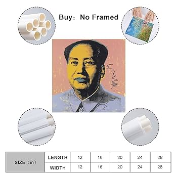 Amazon｜Andy Warholアンディ・ウォーホル画家の作品（毛沢東